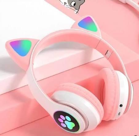 Cat Headphones RGB Light New Stock Type C Charging