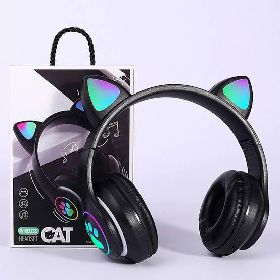 Cat Headphones RGB Light New Stock Type C Charging