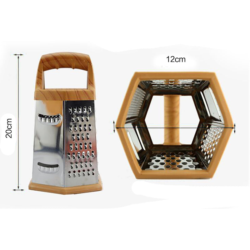 6-Sided Stainless Steel Multi-Purpose Grater